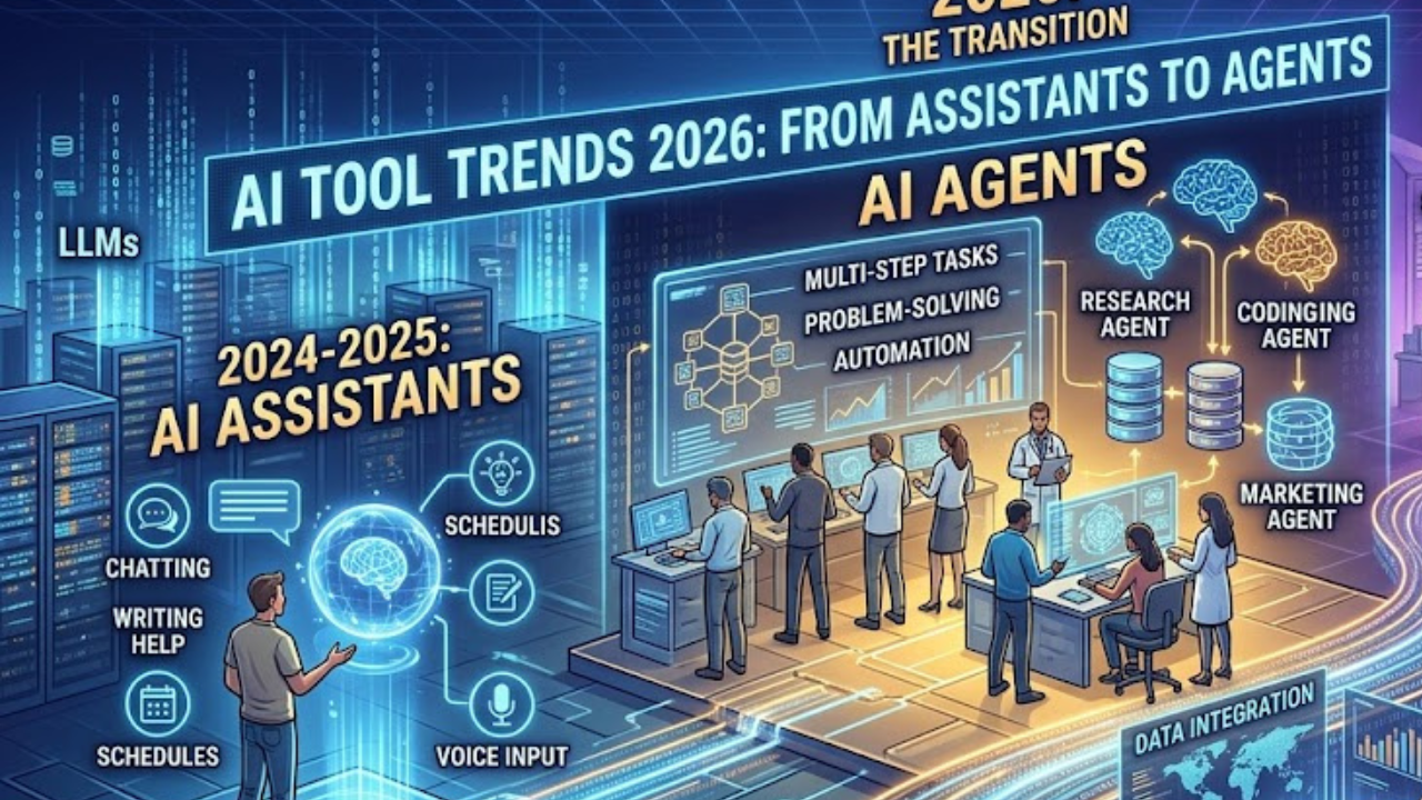 Top 5 AI Tool Trends in 2026: From AI Assistants to AI Agents