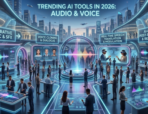 Trending AI Tools 2026 for Audio and Voice