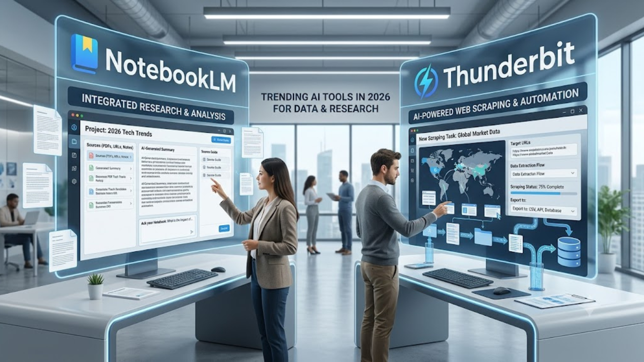 Trending AI Tools 2026 for Data and Research