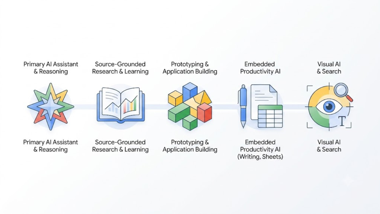 Top 5 Google AI Apps in 2026 You Need to Use Today