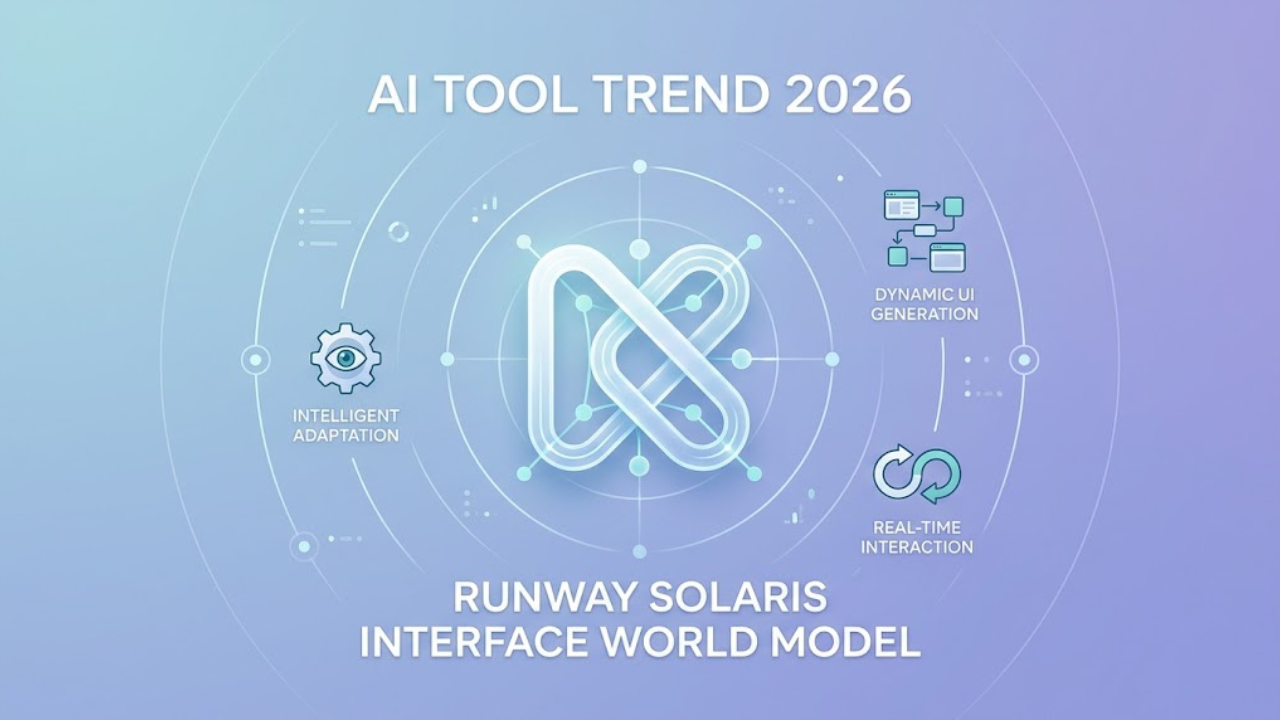 AI Tool Trends 2026: Runway Solaris Interface World Model